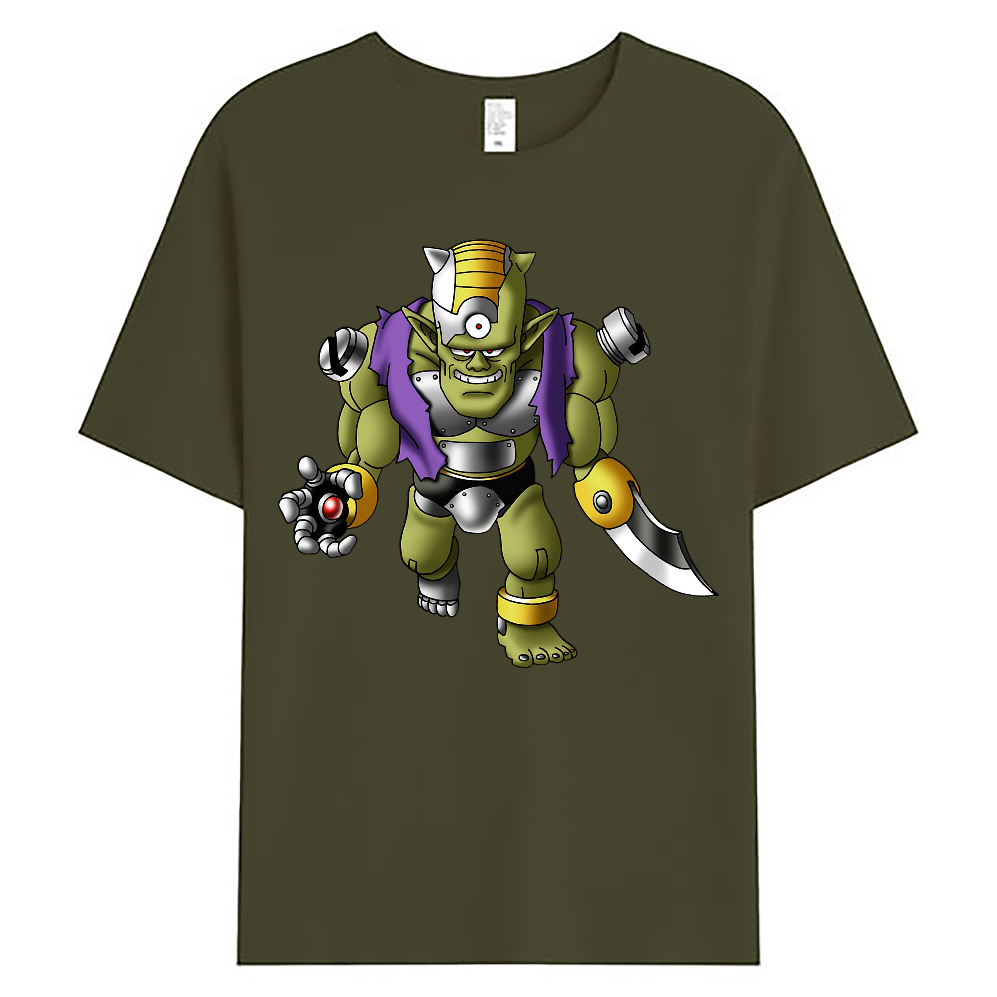 （画像用） ドラゴンクエスト Doragon Kuesuto Dragon Quest 綿100％ メンズ半袖Tシャツ｜肌触りやわらか＆通気性